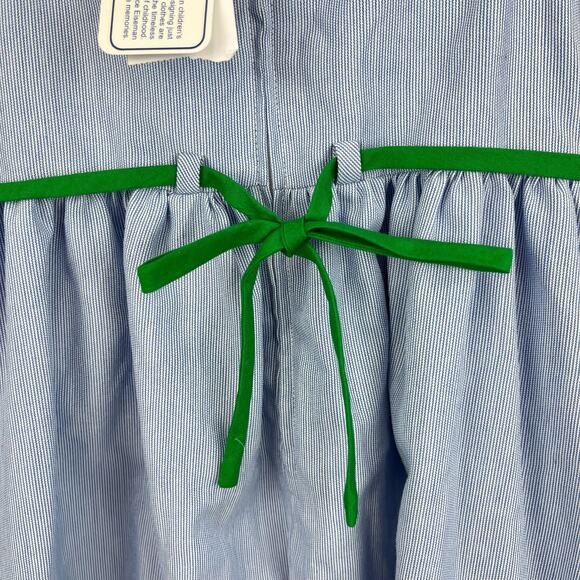 Florence Eiseman Junior Cord Dress with Flowers Blue 4T NWT - Picture 7 of 9